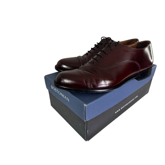Bostonian Mens 10 M Oxford Dress Shoe Omaha Brown Business Office Heritage Boxed - Picture 2 of 14